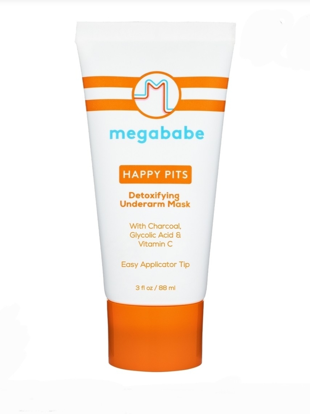 Megababe Happy Pits Underarm Mask, Detox, Odor Control 3 fl oz BNIB